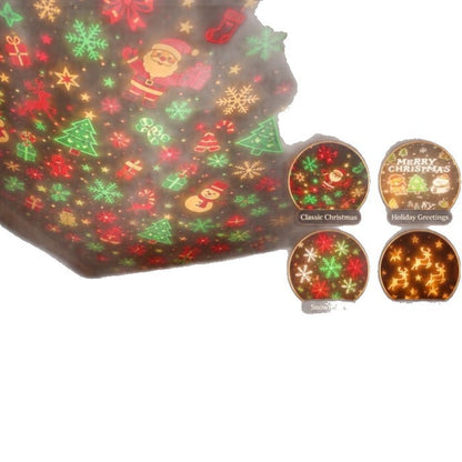 Twinklewell™ Christmas Star Projector — 6 Holiday Lenses, Fills the Whole Room